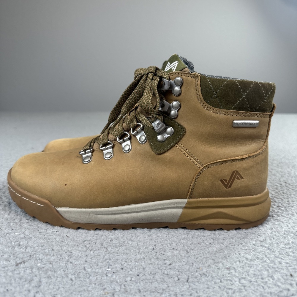 Forsake Patch Leather Waterproof Hiking Boots Women 7.5 Sand Cyprus NHCF19